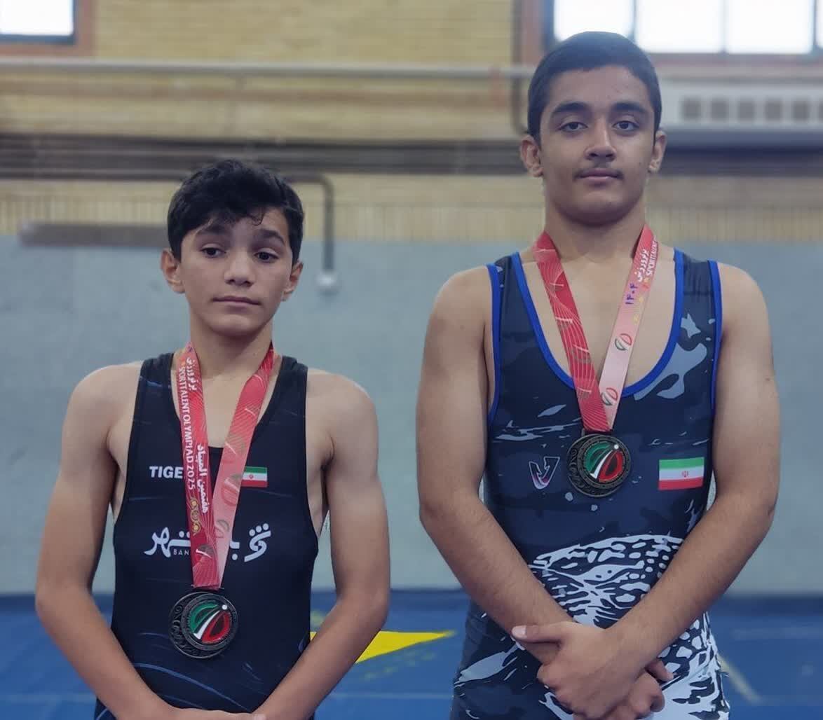 درخشش کشتیگیران دهگلان در المپیاد استعدادهای برتر کشور؛ دو مدال برنز