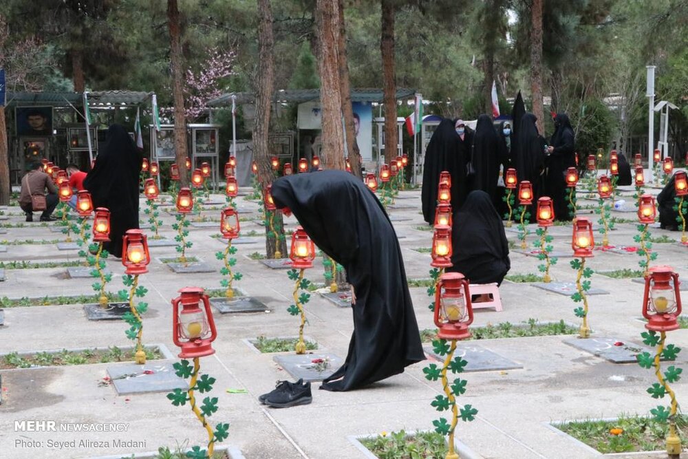 درهای اصلی بهشت زهرا(س) در شب‌های قدر باز است