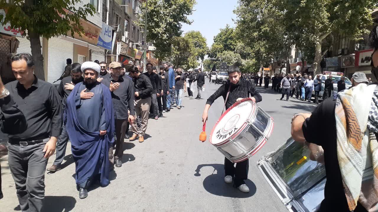 دسته روی عزاداری روز تاسوعا در سنندج برگزار شد