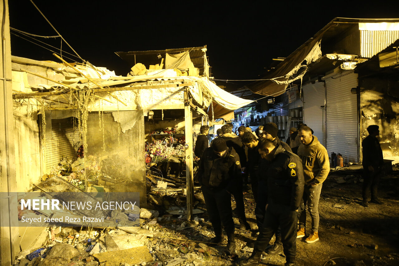 دستور ویژه قضایی برای بررسی علل حادثه بازار گل شهید محلاتی