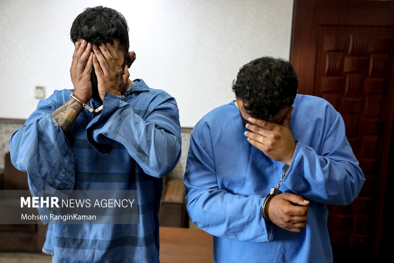 دستگیری باند سرقت موتورسیکلت در کلانتری گاندی