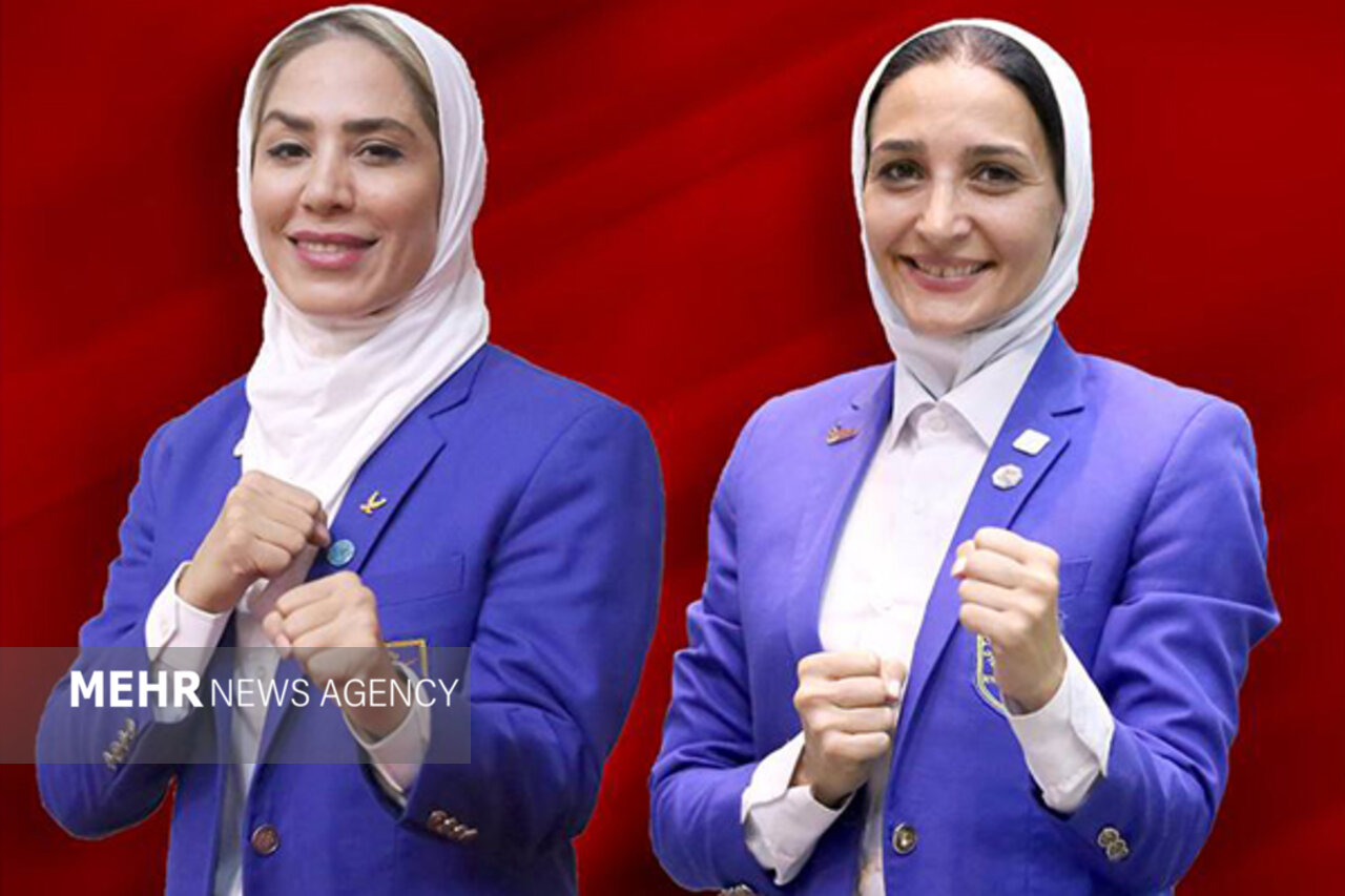 دو بانوی ایران مسابقات تکواندو جهان را قضاوت می کنند