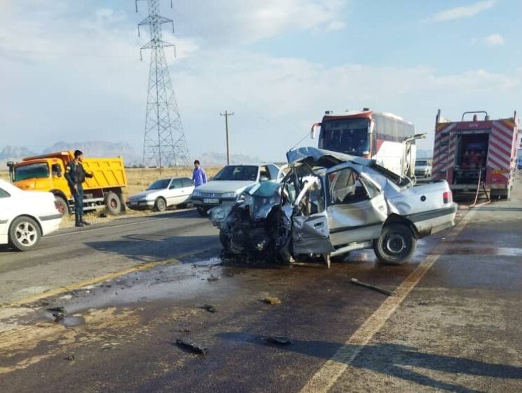 دو تصادف در دو نقطه از تهران