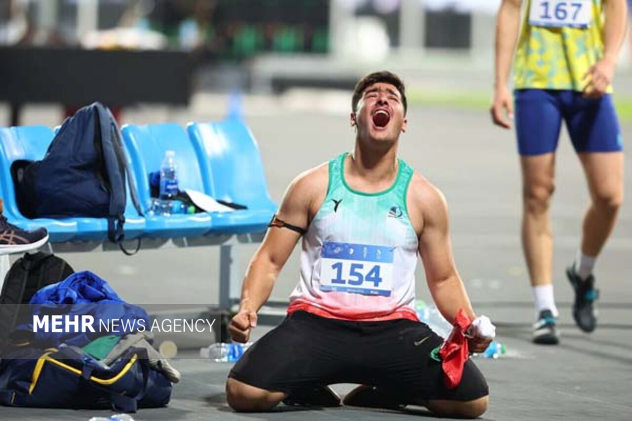 دومین مدال دوومیدانی بر سینه صمیمی/ پرتاب دیسک ایران برنزی شد