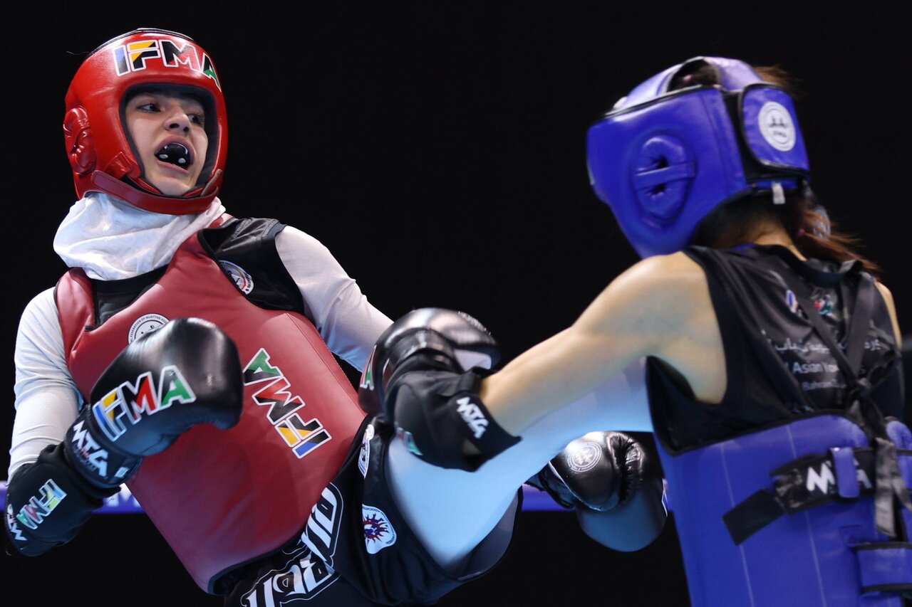 دومین مدال طلای موی تای ایران بر گردن روژان بهنامی