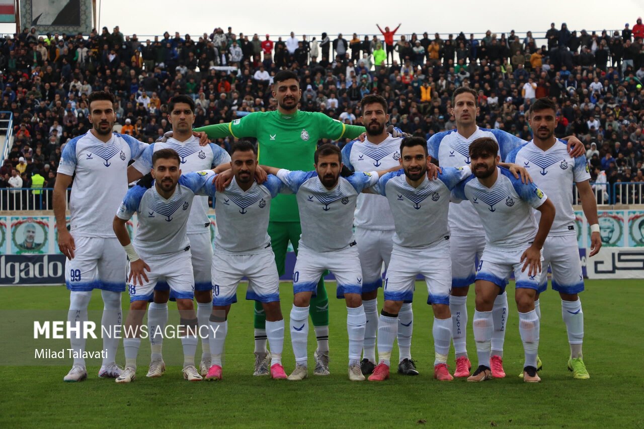 دیدار تدارکاتی ملوان با تیم دسته اولی
