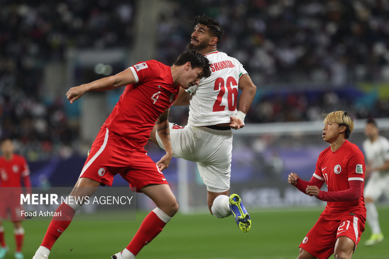 دیدار تیم‌های ایران و هنگ‌کنگ