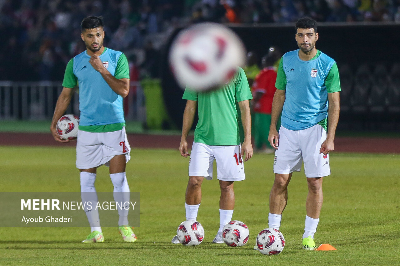دیدار تیم‌های فوتبال ایران و بورکینافاسو