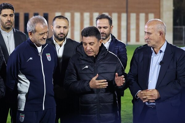 دیدار رئیسجمهور با بازیکنان و کادر فنی تیم ملی فوتبال