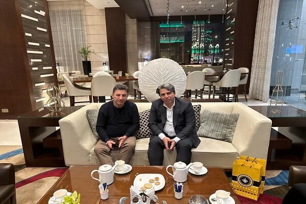 دیدار مدیرعامل سپاهان با سرمربی تیم ملی فوتبال درعربستان