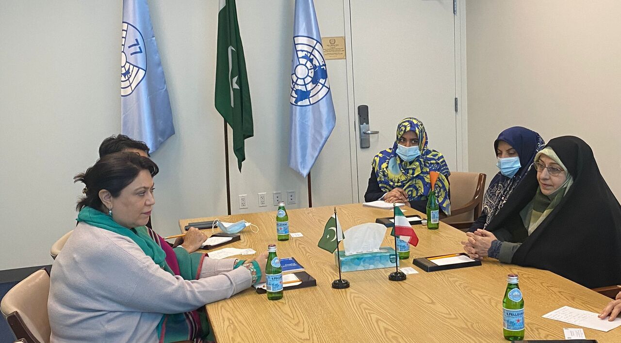 دیدار معاون رئیس جمهوری در امور زنان و خانواده با مقام پاکستانی در نیویورک