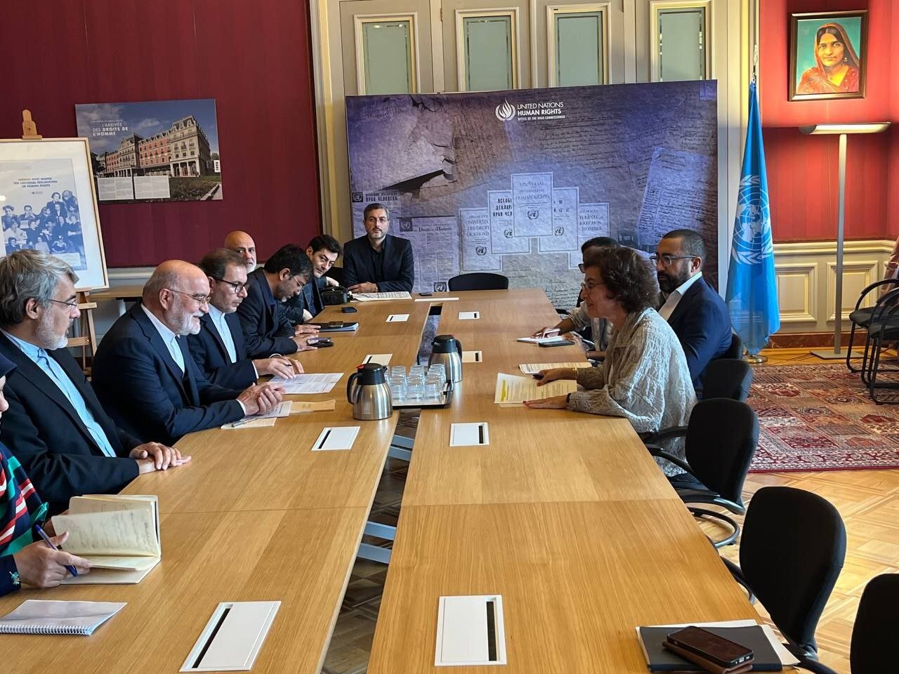 دیدار معاون قوه قضاییه با معاون کمیسر عالی حقوق بشر سازمان ملل