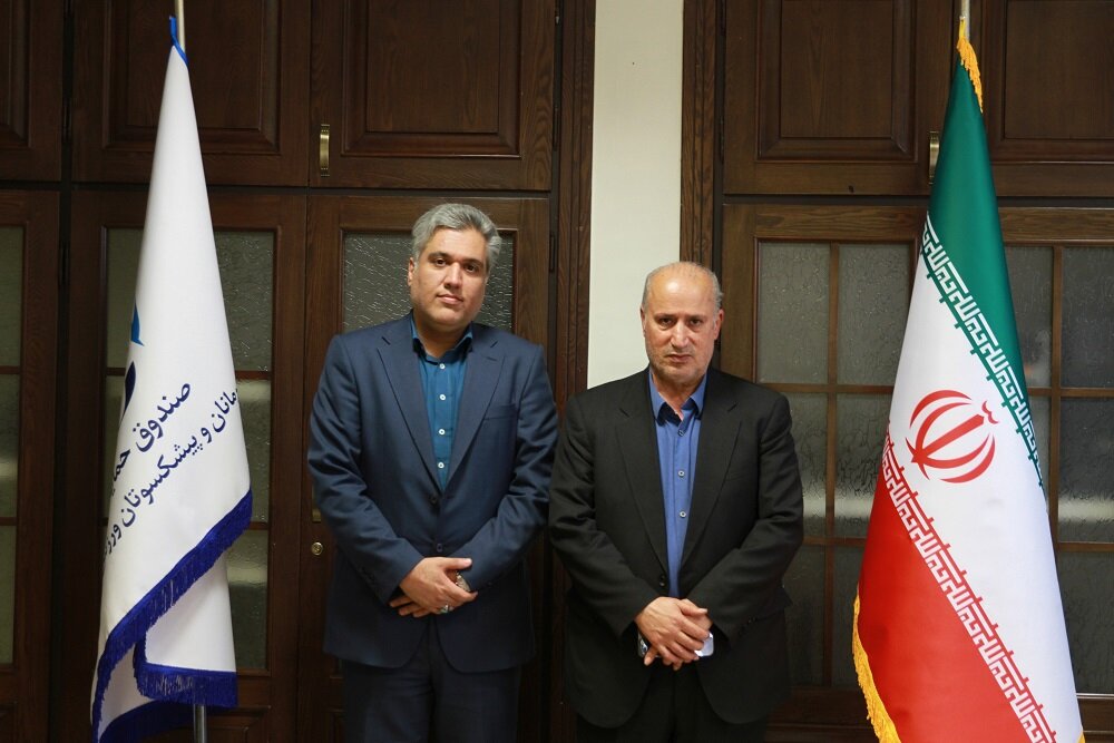 دیدار مهدی تاج با مدیرعامل صندوق حمایت از پیشکسوتان