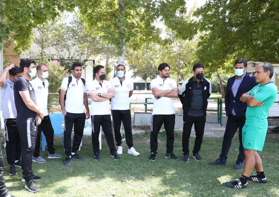 دیدار مهدی مهدویکیا با محرم نویدکیا و مربیان کلاس A آسیا