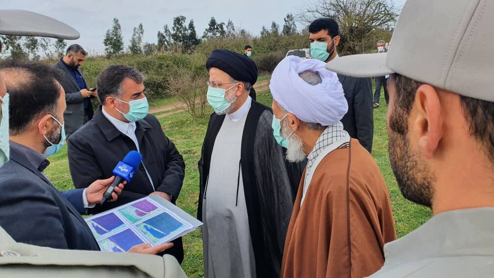 رئیسجمهور از تالاب بینالمللی میانکاله بازدید کرد