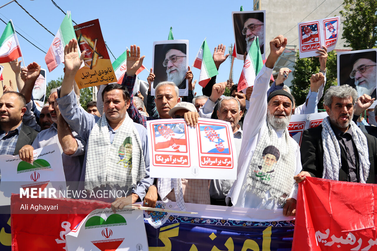 راهپیمایی «جمعه خشم و نصر»؛آذری ها: آماده دفاع از کیان ایران هستیم