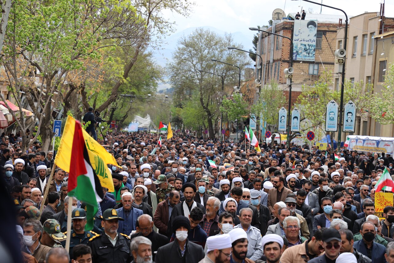 راهپیمایی روز جهانی قدس در سنندج