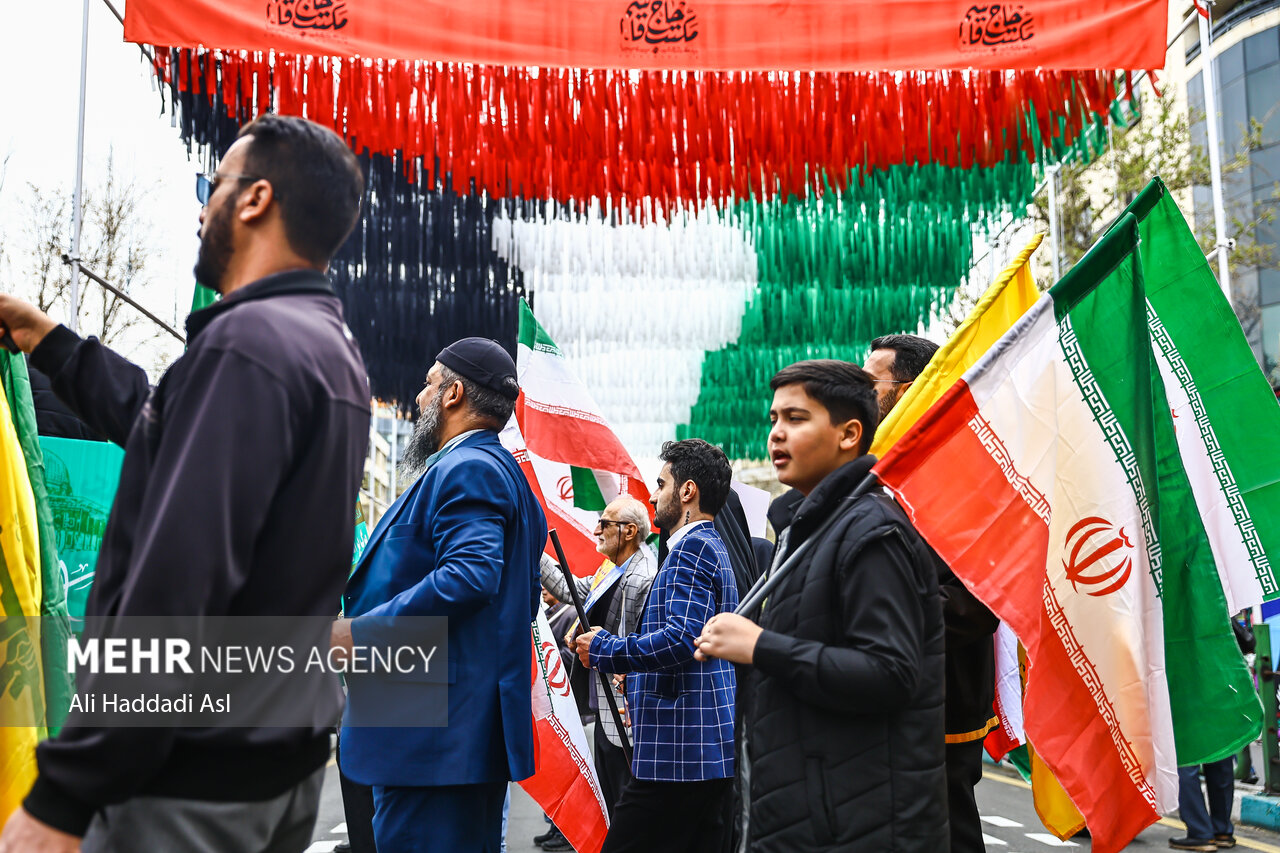 راهپیمایی روز قدس در تهران _ ۱