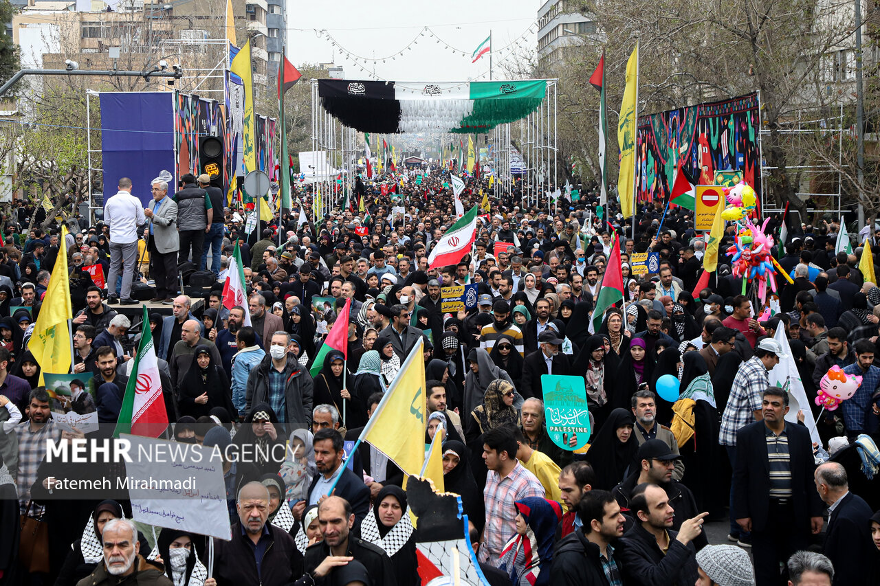 راهپیمایی روز قدس در تهران _ ۲