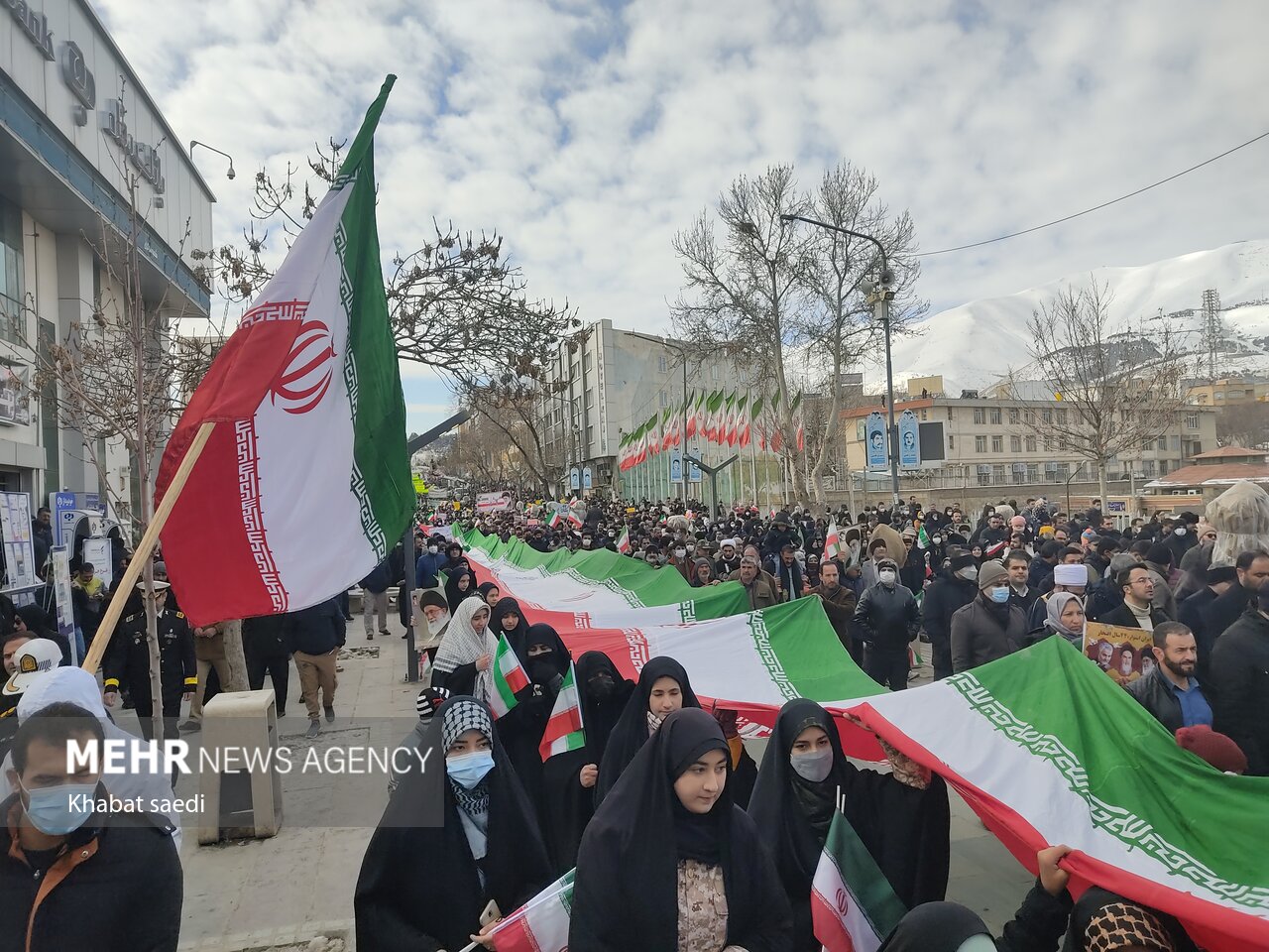 راهپیمایی ۲۲ بهمن در سنندج
