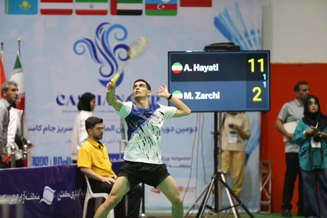 راهیابی ۲ بدمینتون باز از تیم ملی ایران به فینال رقابت‌های جام کاسپین