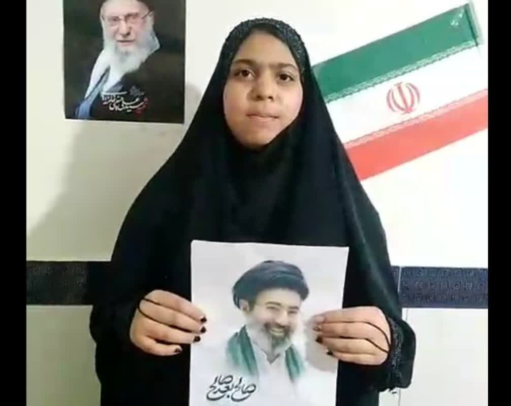 رجزخوانی نوجوان روستای شیرین بلاغ شهر بیجار