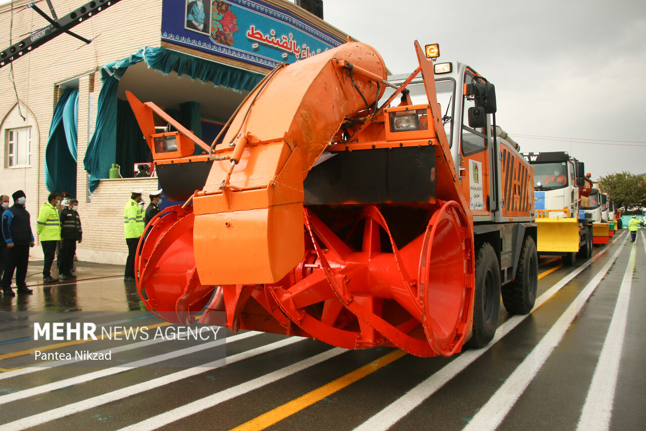 رزمایش طرح ترافیکی زمستان