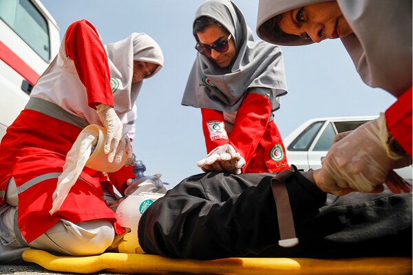 رشد ۴۰ درصدی حضور بانوان امدادگر در مأموریتهای هلالاحمر