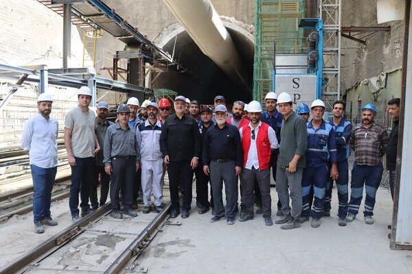 رصد میدانی پروژههای فعال مترو توسط شهردار تهران