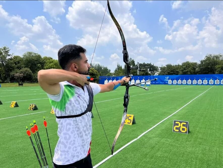 رضا شبانی در تیراندازی با کمان صاحب مدال برنز شد