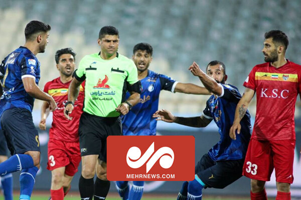 رضایت داور بازی جنجالی استقلال مقابل فولاد از قضاوتش