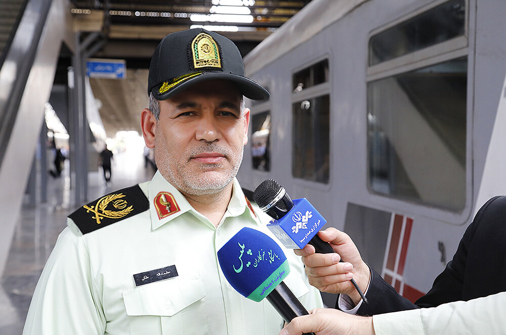 رضایتمندی زائران عتبات سند افتخار پلیس راه آهن است