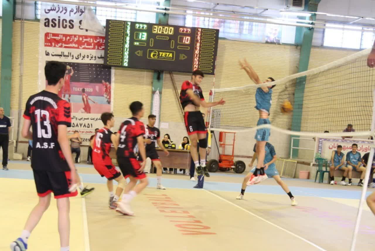 رقابتهای والیبال قهرمانی نوجوانان منطقه غرب کشور برگزارشد