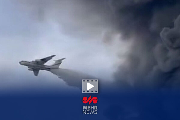 روایتی از شاهکار خلبان هواپیمای ایلوشین در آتش‌سوزی بندر رجایی