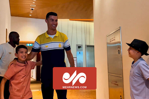 رونالدو آرزوی کودک سوریه ای را برآورده کرد