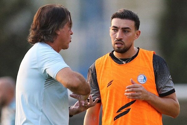 رونمایی از بازیکن جدید استقلال در تمرینات + عکس