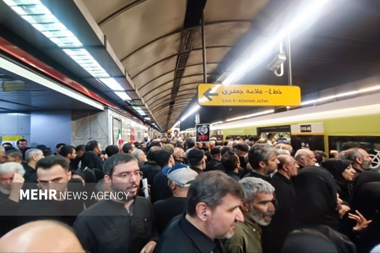رکوردشکنی مترو تهران در جابه‌جایی مسافر
