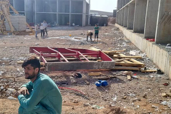 ریزش ساختمان نیمه کاره در پرند ۶ مصدوم برجا گذاشت