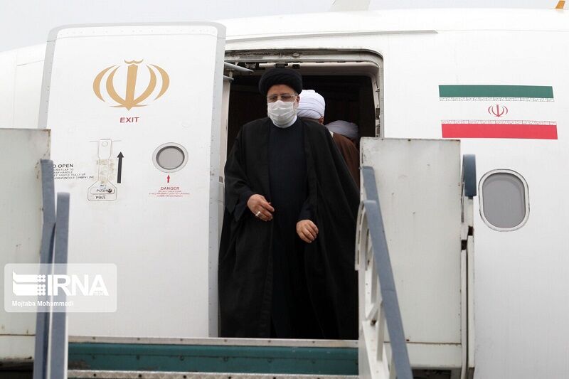 رییس جمهور وارد سنندج شد