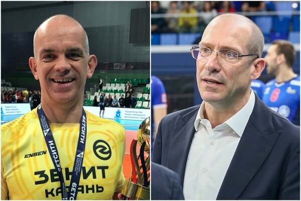 زوج «پیاتزا» و «توتولو» در نزدیکی نیمکت تیم ملی والیبال
ایران