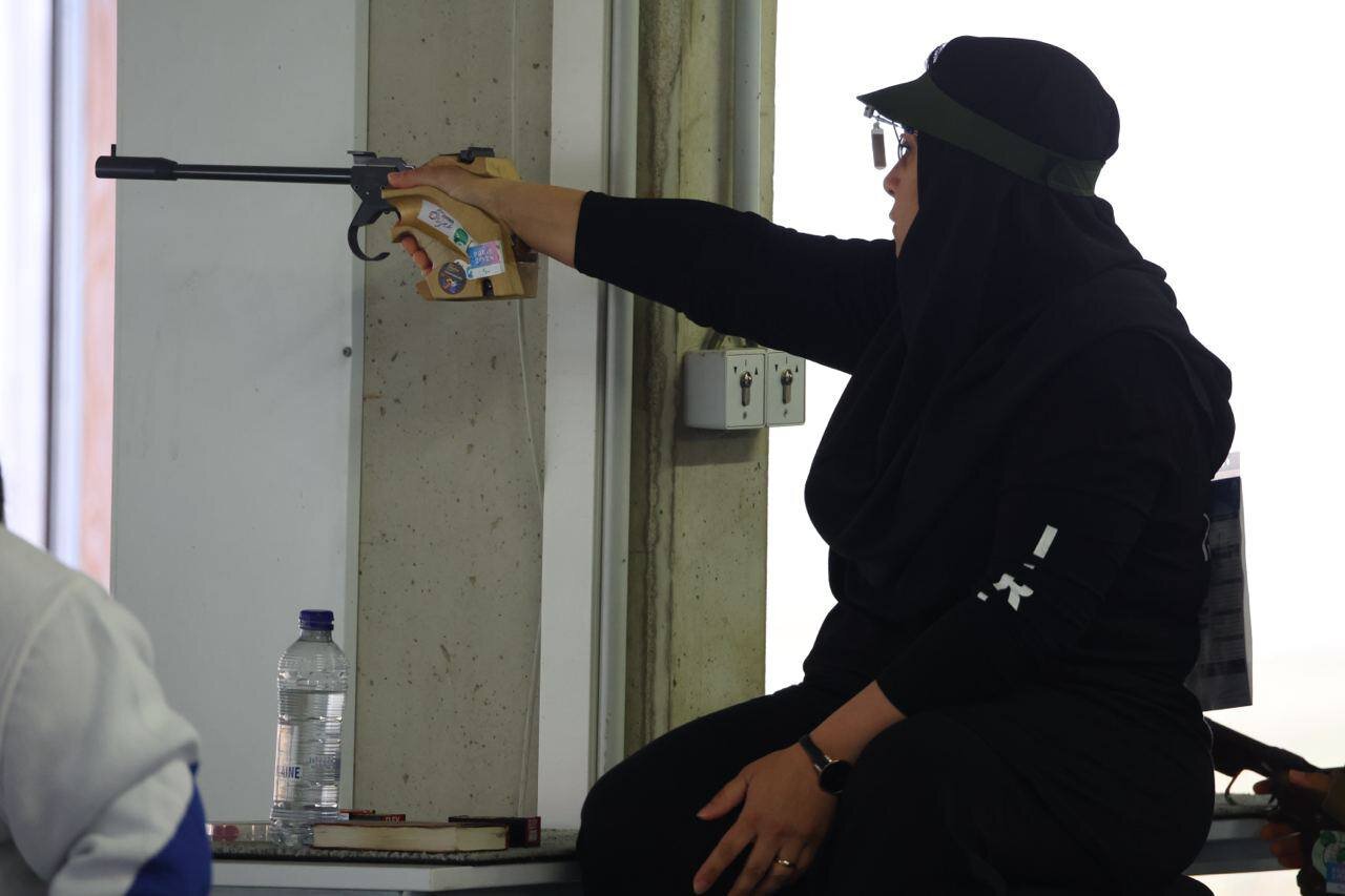 ساره جوانمردی به فینال مسابقات میکس تپانچه بادی ۵۰ متر صعودکرد