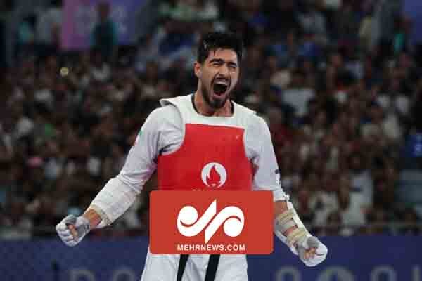 سجده شکر و اشک شوق مهران برخورداری پس از رسیدن به فینال
المپیک