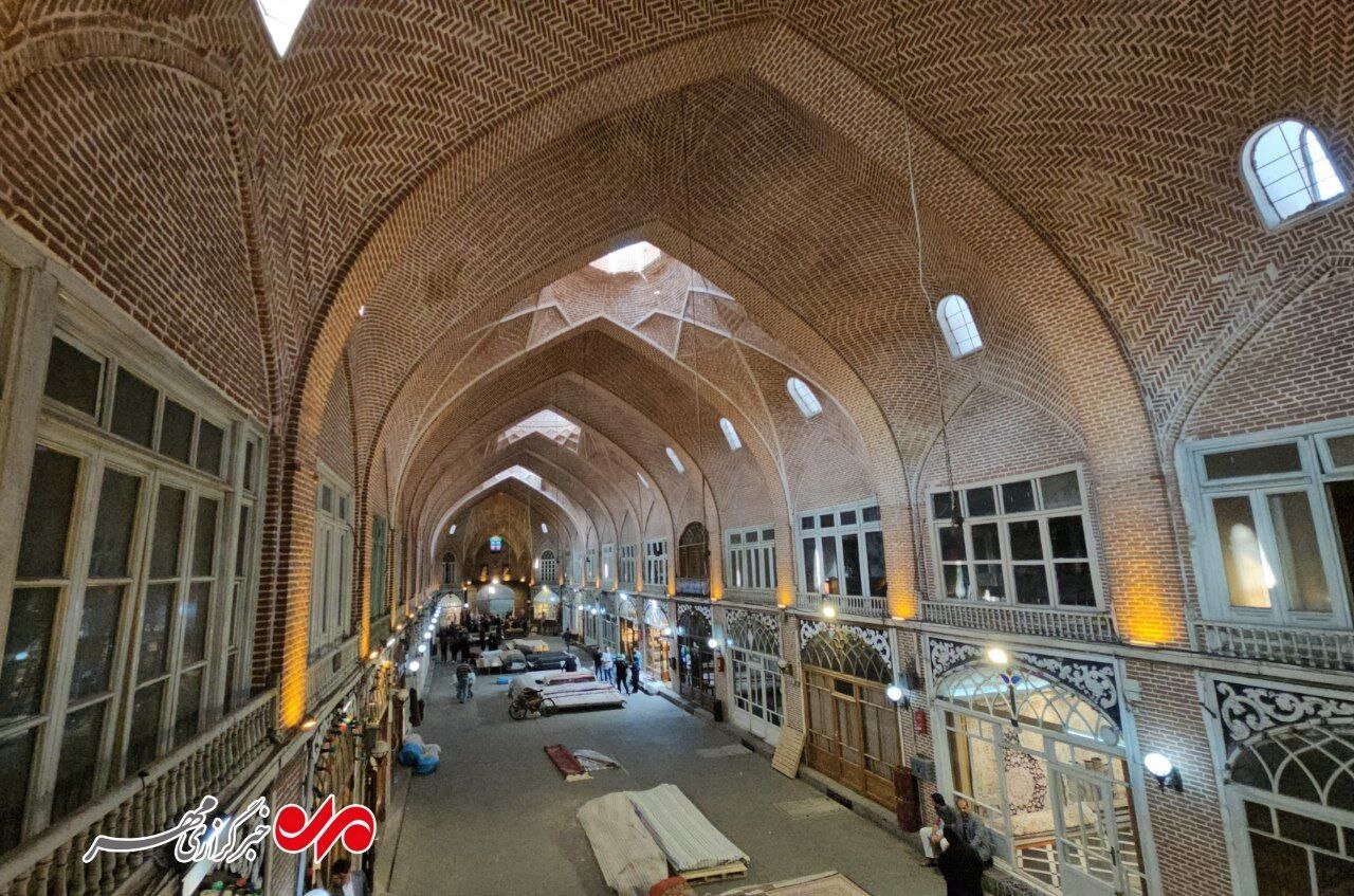 سر دَرب بازار تاریخی بیجار احیا شد