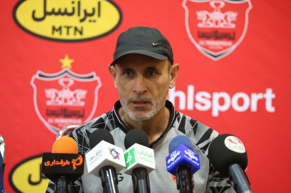 سرمربی پرسپولیس در کنفرانس خبری شرکت نکرد