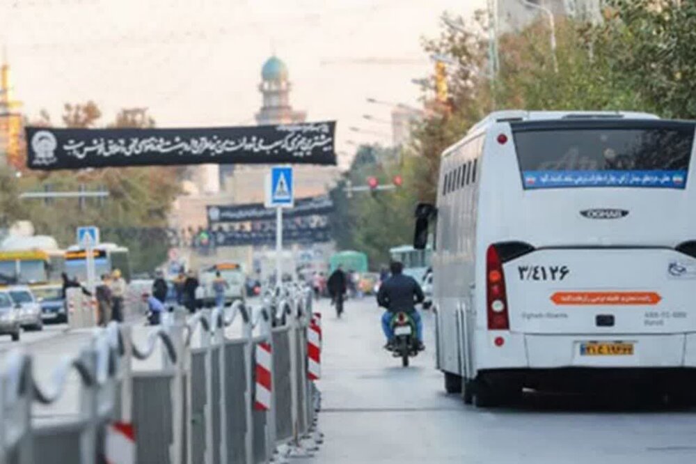سرویس‌دهی رایگان اتوبوسرانی در خطوط منتهی و عبوری از حرمرضوی
