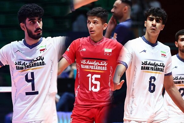 سه والیبالیست نوجوان ایران در جمع بهترین‌های جهان