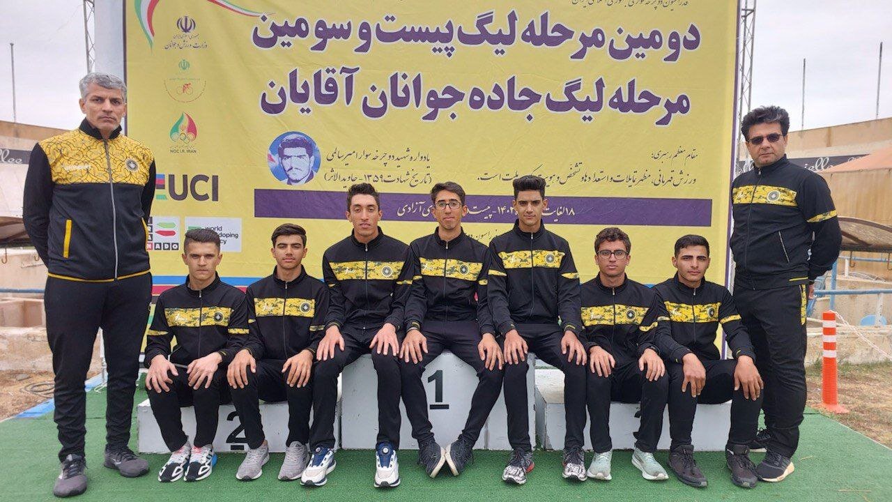 سپاهان اصفهان در لیگ برتر دوچرخه سواری جاده قهرمان کشورشد
