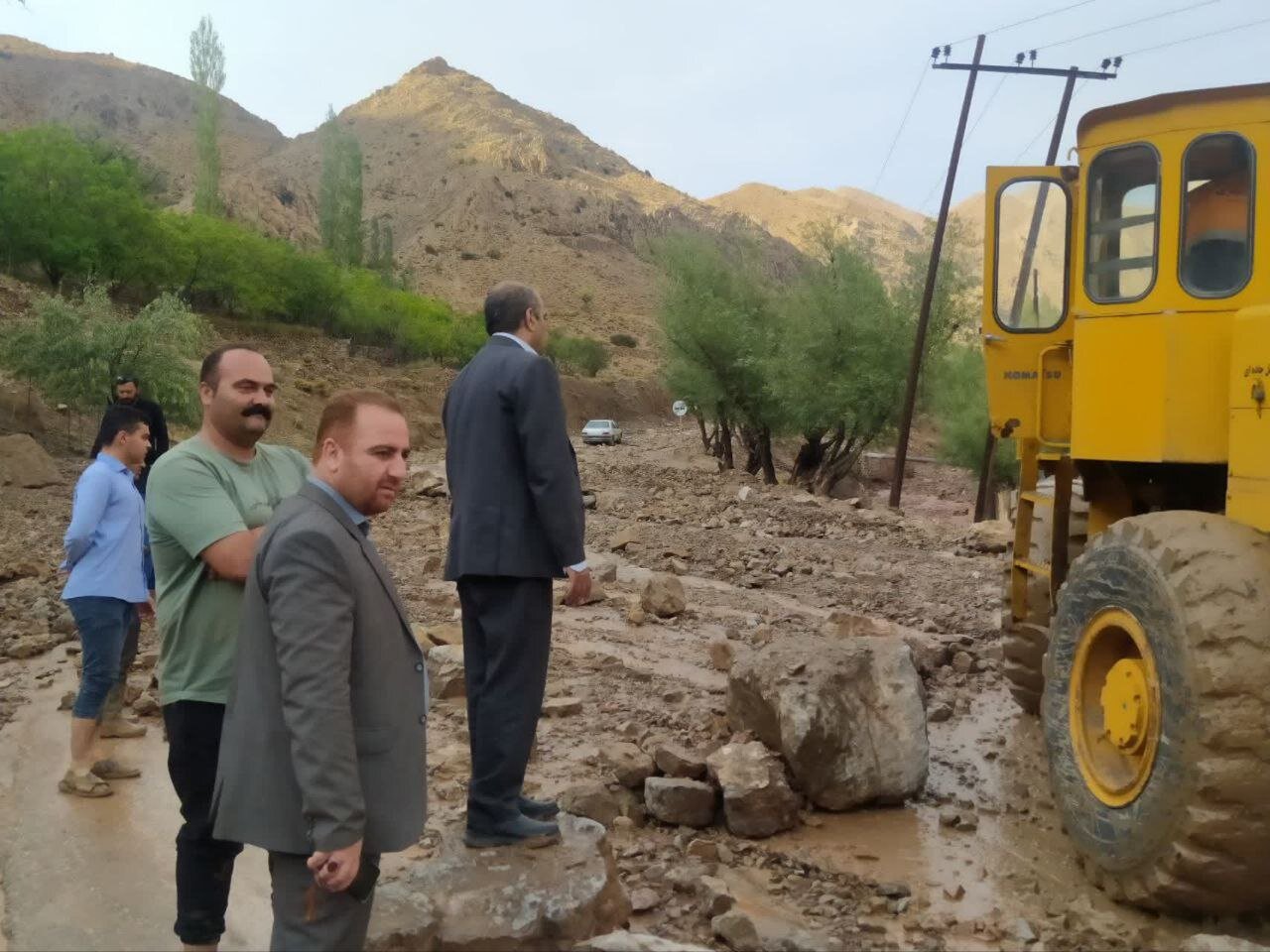 سیل به مناطقی از مهدیشهر خسارت وارد کرد