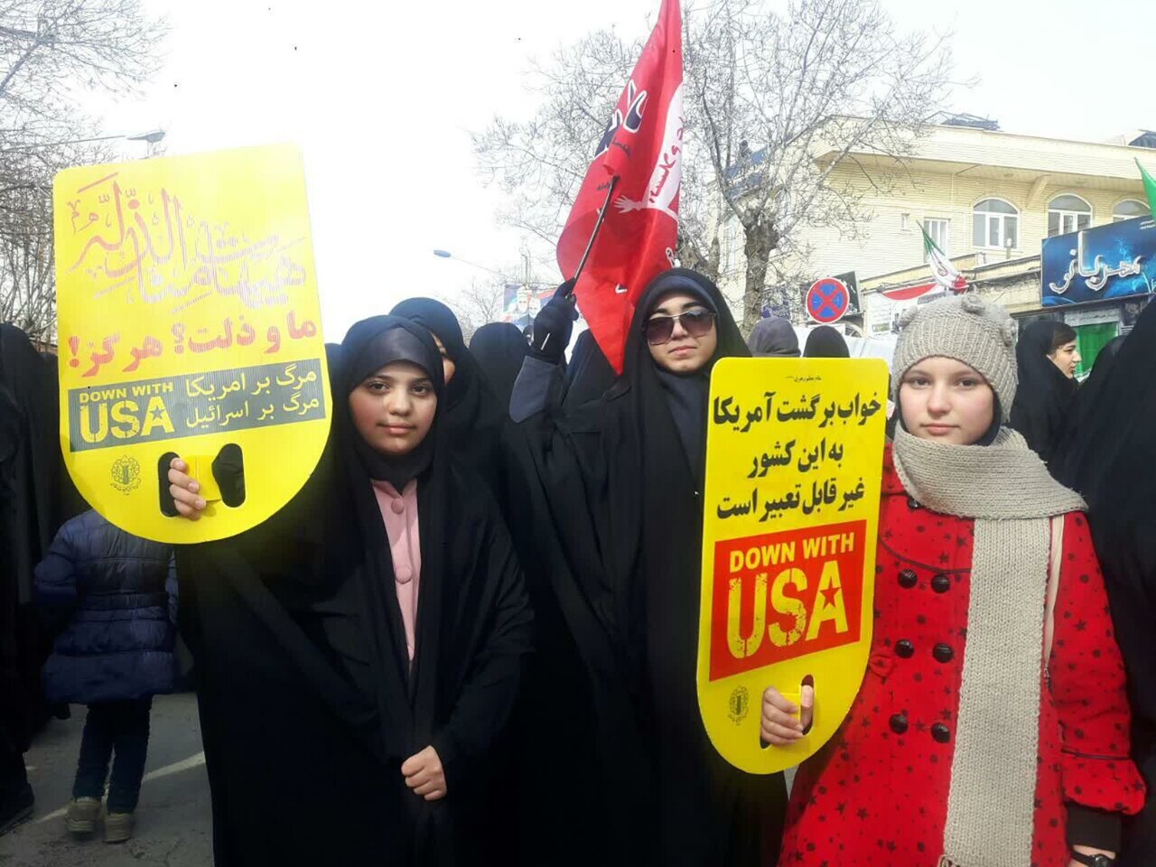 شرکت کامیارانی‌های ولایتمدار در راهپیمایی ۲۲ بهمن