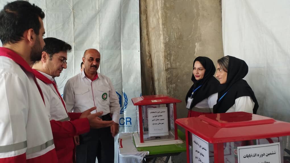 ششمین دوره انتخابات مجمع جمعیت هلال احمر در کردستان برگزار
شد